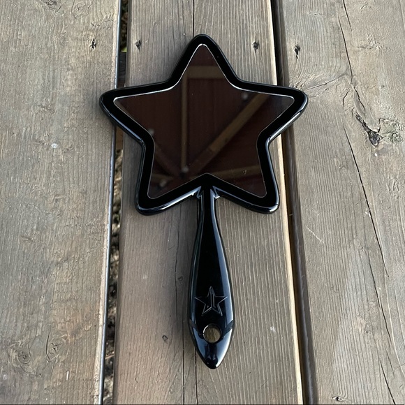Jeffree Star Cosmetics Black on Black Star Shaped Hand Mirror - Picture 1 of 10